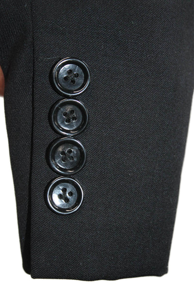 J Crew Mens Blazer Black Wool Button Size 42