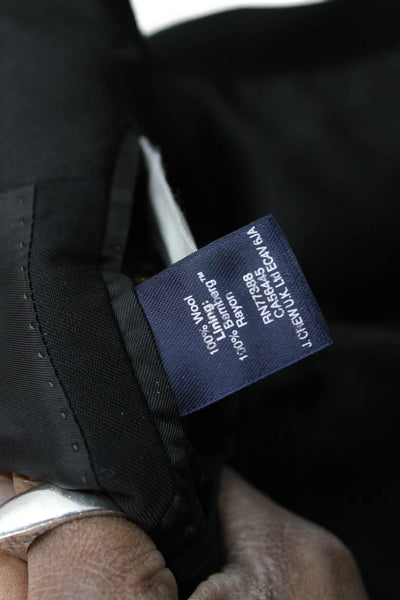 J Crew Mens Blazer Black Wool Button Size 42
