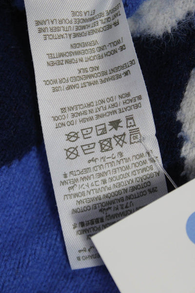 Baby Boden Childrens Boys Pullover Sweater Blue Cotton Size 2-3