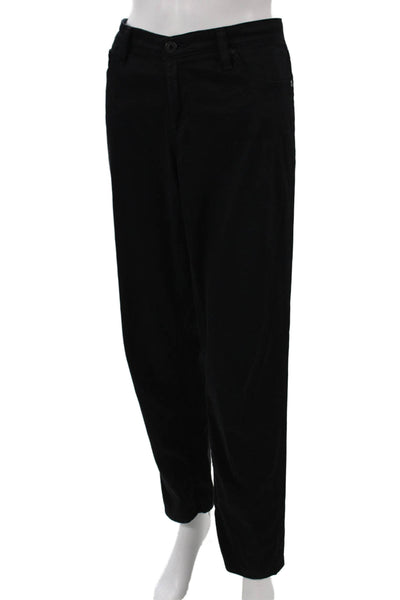 AG Adriano Goldschmied Womens Straight Black Cotton Jeans Size 31