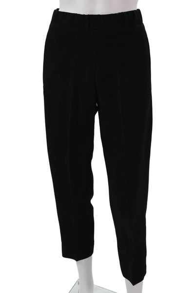 Index Women Ankle Pants Black Pull On Triacetate Regular Size S