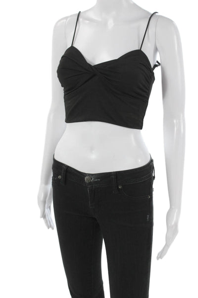 Lovers + Friends Women Tank Black Sweetheart Neckline Sleeveless Top Size XS