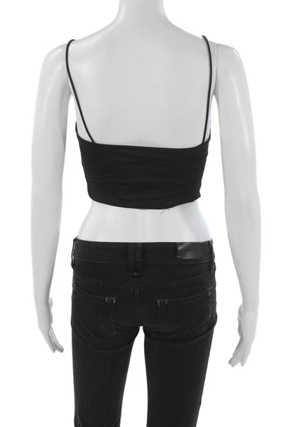 Lovers + Friends Women Tank Black Sweetheart Neckline Sleeveless Top Size XS