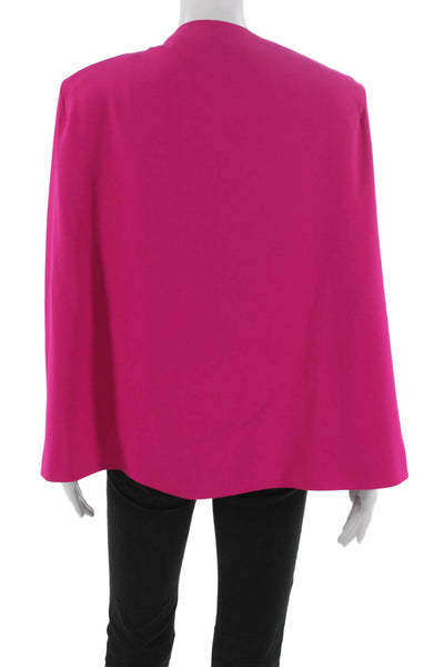 Zara Women Pink Blazer Long Sleeve Open Front Size L