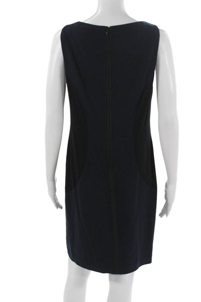 Rag & Bone Womens Sheath Dress Blue Wool Sleeveless Knee Length Zip Size 10