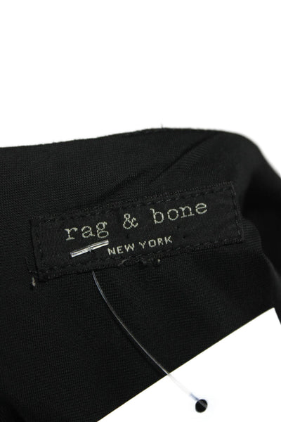 Rag & Bone Womens Sheath Dress Blue Wool Sleeveless Knee Length Zip Size 10