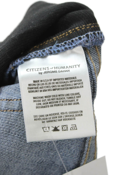 Citizens of Humanity Womens Skinny Jeans Blue Low Rise Maternity Size 26