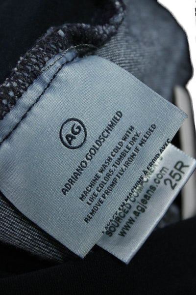 AG Adriano Goldschmied Womens Skinny Jeans High Rise Blue 26 Inseam Size 25