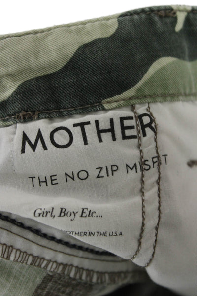 Mother Womens Camouflage Cotton Jogger Pants Multicolor Size 25