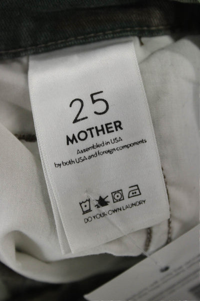 Mother Womens Camouflage Cotton Jogger Pants Multicolor Size 25