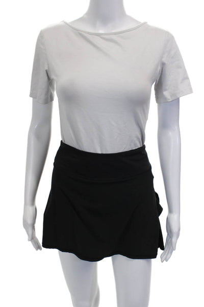 Lululemon Womens Athletic Black Skort Nylon Pull On Size 6