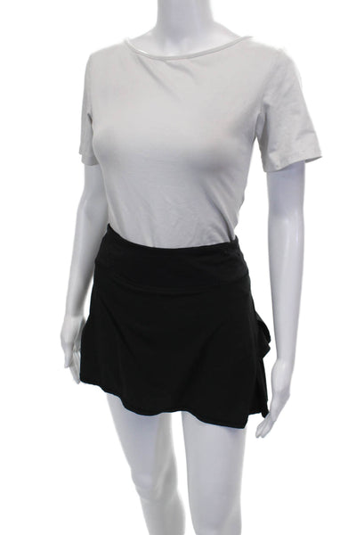 Lululemon Womens Athletic Black Skort Nylon Pull On Size 6