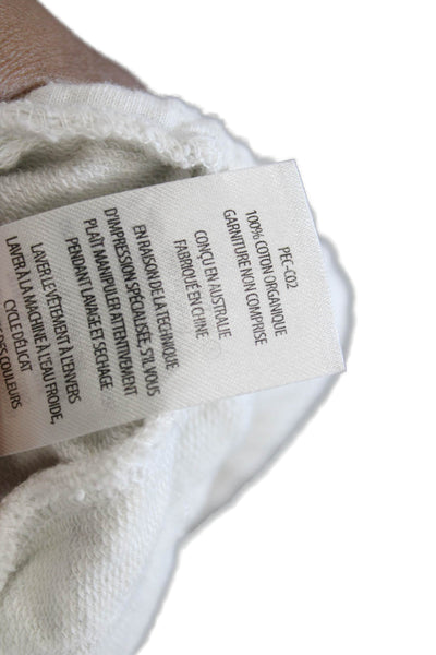 PE Nation Womens Athletic Shorts Gray Drawstring Organic Cotton Size S