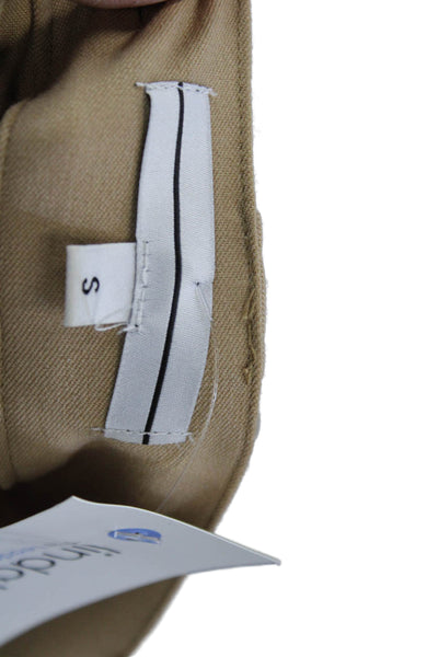 The Line Women Cargo Pants Beige Polyester Blend Button Closure Size S