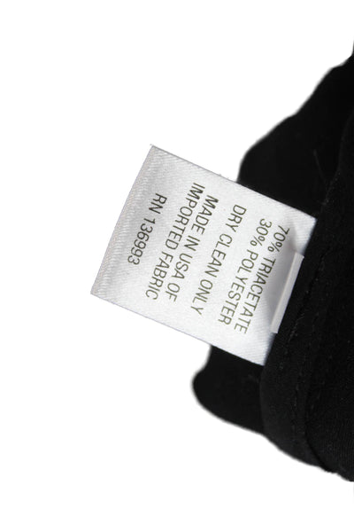 Index Womens Cropped Black Triacetate Pants Size S