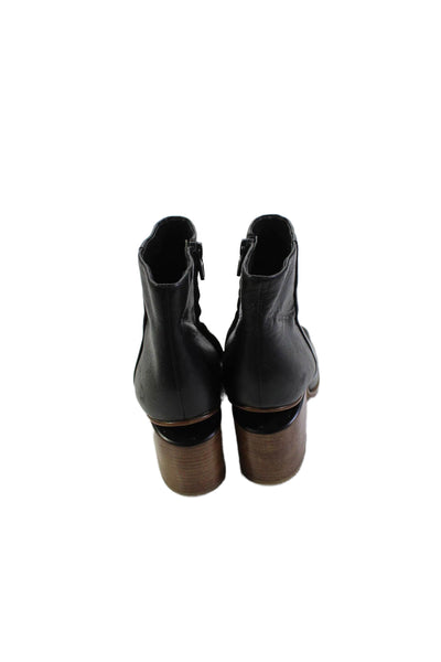 Alexander Wang Womens Heel Cut Out Detail Heeled Boots Black Size 6.5
