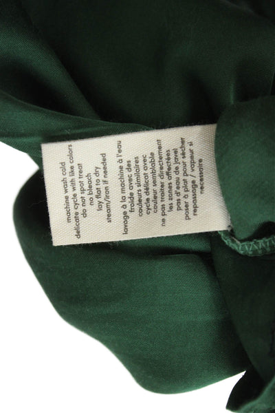 Donni Womens Rayon Solid Pull On Sweatpants Green Size XS