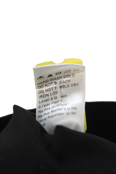 Lucca Women Bodycon Dress Black Rayon Sleeveless Round Neck Short Size L