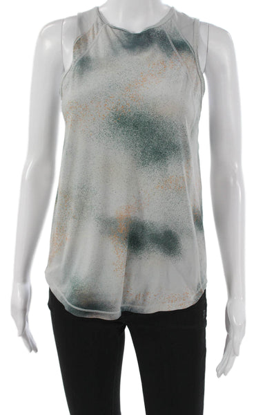 Lululemon Womens Basic Tank Spotted Multicolor Nylon Blend Size S
