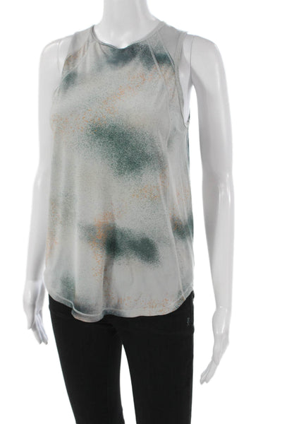 Lululemon Womens Basic Tank Spotted Multicolor Nylon Blend Size S