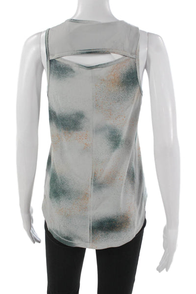 Lululemon Womens Basic Tank Spotted Multicolor Nylon Blend Size S