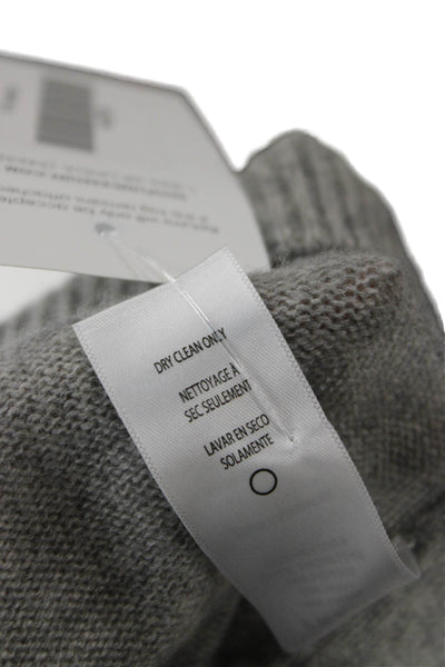 Frame Women Cashmere High Neck Pullover Sweater Gray Petite Size S