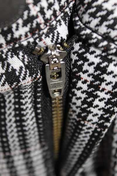 Liverpool Los Angeles Womens Dress Pants Black Check Zip 30in Size 6