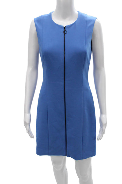 Elizabeth and James Womens Sheath Dress Blue Sleeveless Size 8