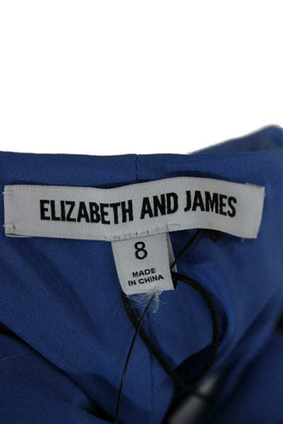 Elizabeth and James Womens Sheath Dress Blue Sleeveless Size 8