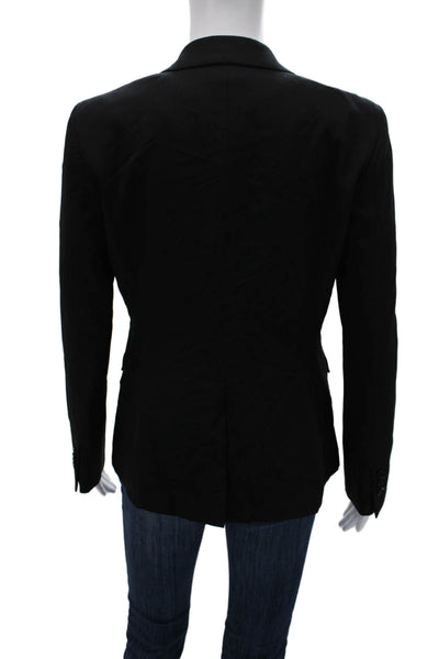 Brooks Brothers Women Black Wool Pantsuit Blazer Long Sleeve Size 4