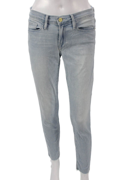 Frame Denim Womens Skinny Blue Jeans Size 27