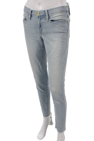 Frame Denim Womens Skinny Blue Jeans Size 27