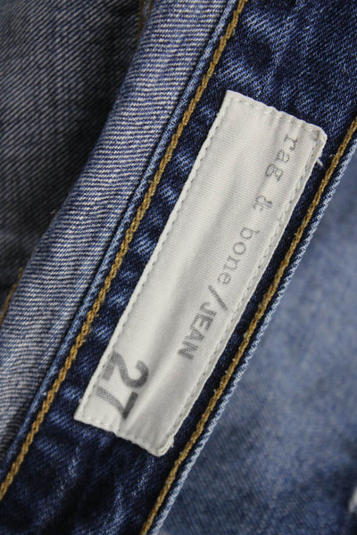 Rag & Bone Jean Women Cut-Off Denim Shorts Blue 100% Cotton Size 27