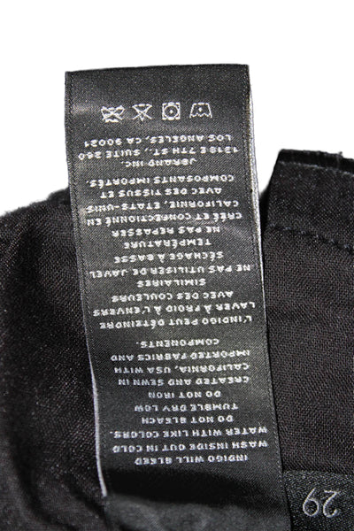 J Brand Womens Black Skinny Jeans Viscose Mid Rise Inseam 27 Size 29