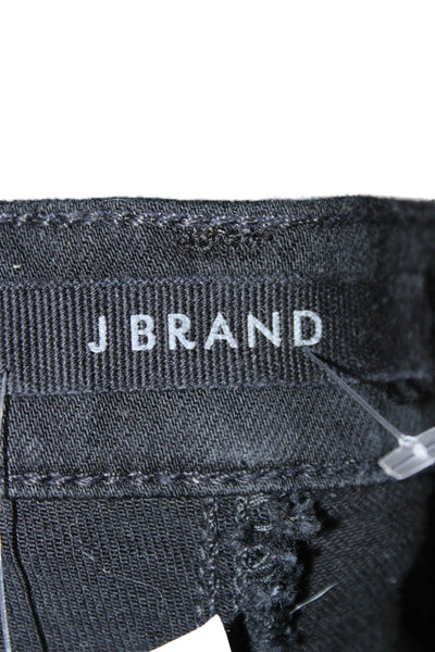 J Brand Womens Black Skinny Jeans Viscose Mid Rise Inseam 27 Size 29