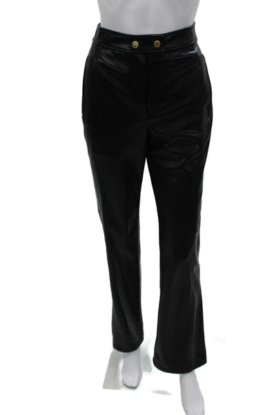 Simkhai Womens Dress Pants Black Polyester Zip Inseam 32 Size 2