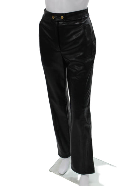 Simkhai Womens Dress Pants Black Polyester Zip Inseam 32 Size 2