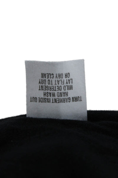 Joan Vass Womens Straight Pants Black Polyester Pull On Size 2