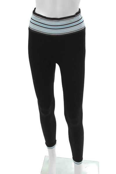 ALALA Womens Ankle Leggings Black Nylon Size S