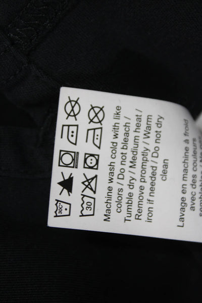 Untuckit Men Black Cotton Polo Short Sleeve Collared Shirt Size XL