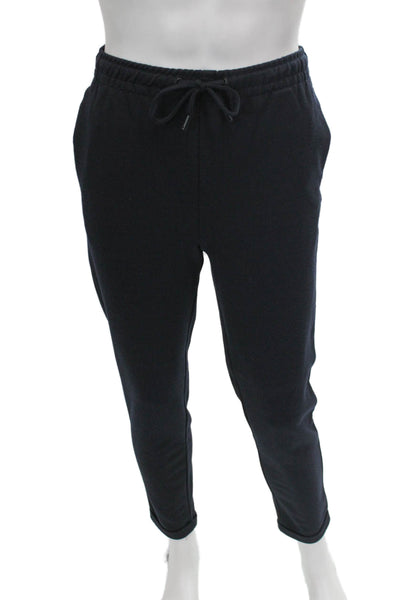 Zara Unisex Adults Blue Elastane Joggers Drawstring Inseam 29 Size S