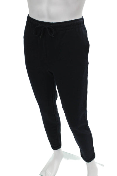 Zara Unisex Adults Blue Elastane Joggers Drawstring Inseam 29 Size S
