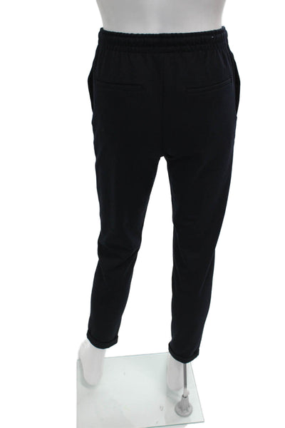 Zara Unisex Adults Blue Elastane Joggers Drawstring Inseam 29 Size S