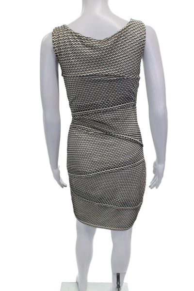 Bailey 44 Womens Bodycon Beige Cotton Sleeveless Short Dress Size S
