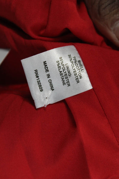 More To Come Women Mini Dress Red Sweetheart Cotton Size L