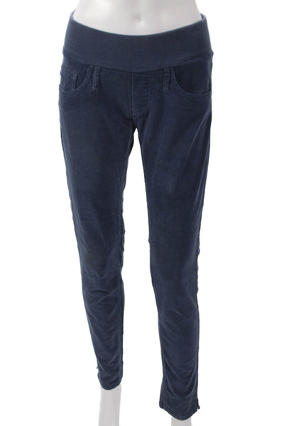 Pietro Brunelli Womens Jeggings Maternity Blue Cotton Pull On Size XS