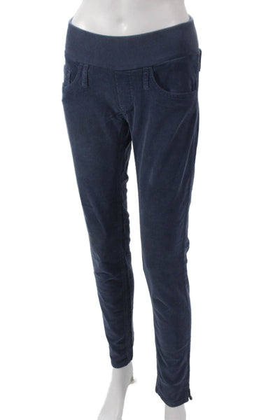 Pietro Brunelli Womens Jeggings Maternity Blue Cotton Pull On Size XS