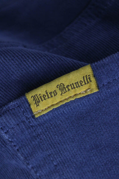 Pietro Brunelli Womens Jeggings Maternity Blue Cotton Pull On Size XS
