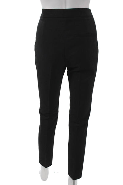 Zara Womens Black Dress Pants Polyester Blend Zip Closure Size 6