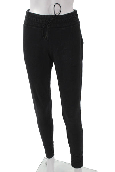 FP Movement Womens Jogger Pants Black Cotton Drawstring Size S